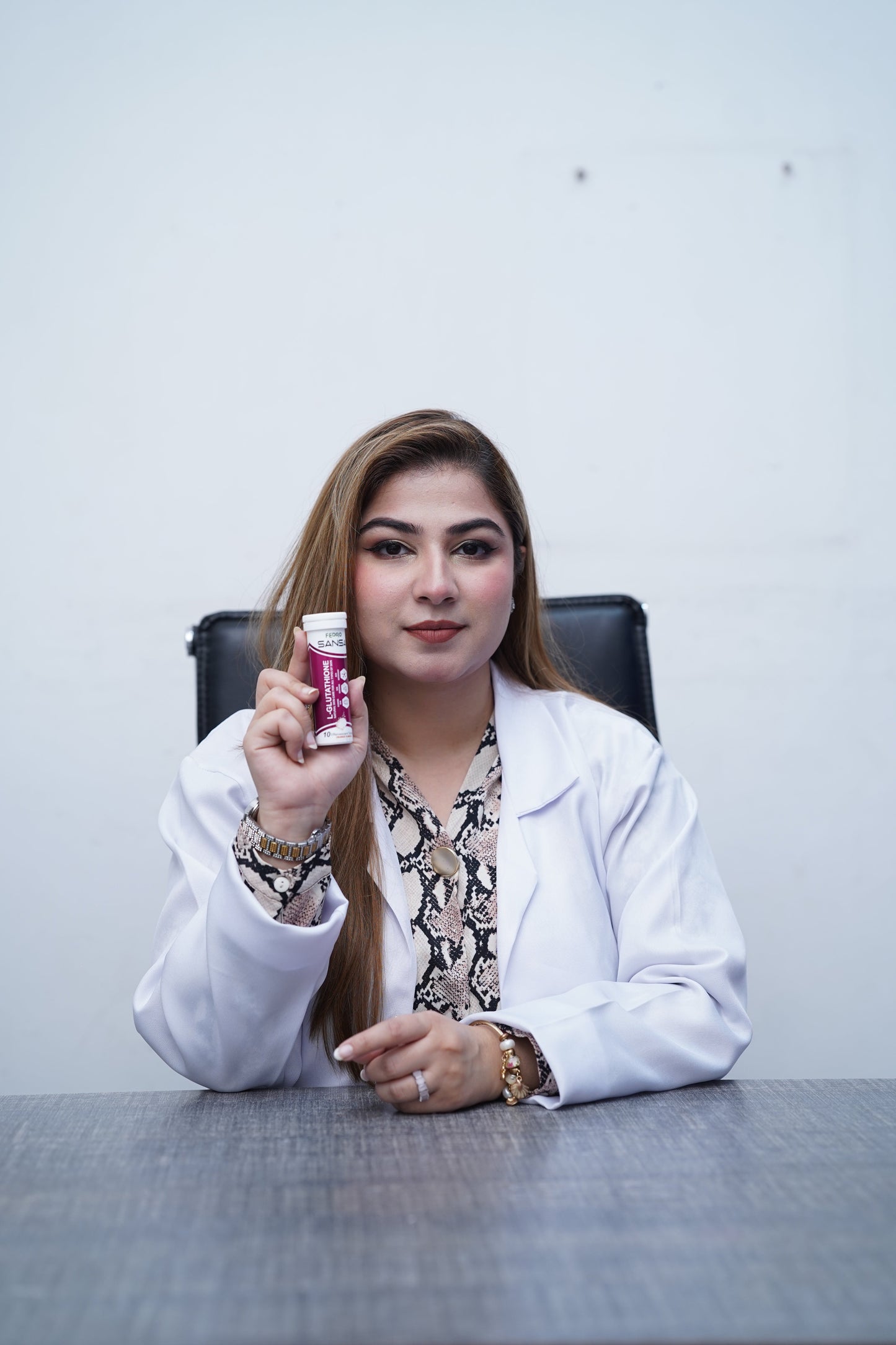 SANSA L-Glutathione Effervescent Tablets – Skin Whitening, Brightening & Daily Glow Drink (Orange Flavour)