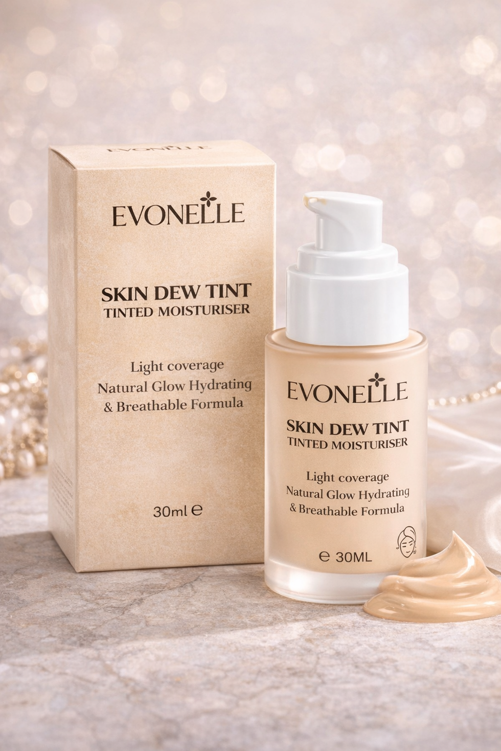 Evonelle Skin Dew Tint – Lightweight Tinted Moisturiser for Natural Glow (30ml)