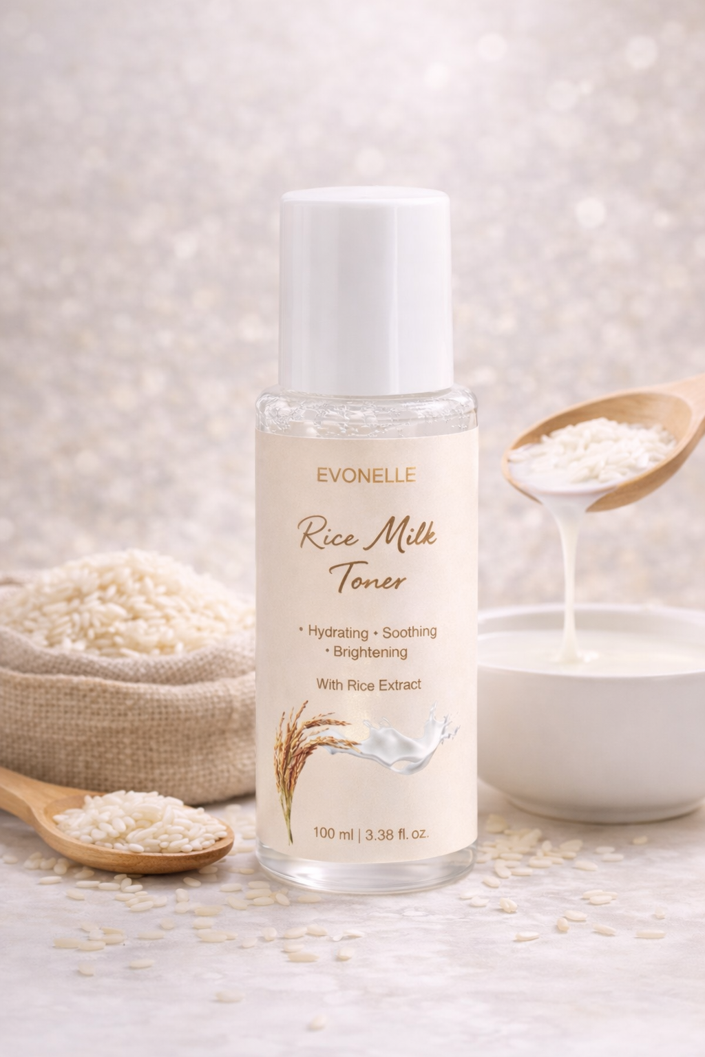 Evonelle Rice Milk Toner - 100 ML