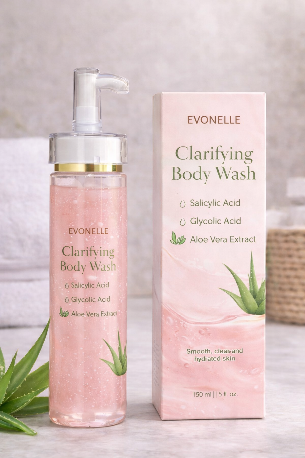 EVONELLE ClearSkin Body Wash