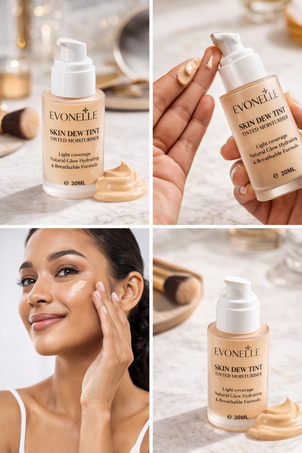 Evonelle Skin Dew Tint – Lightweight Tinted Moisturiser for Natural Glow (30ml)