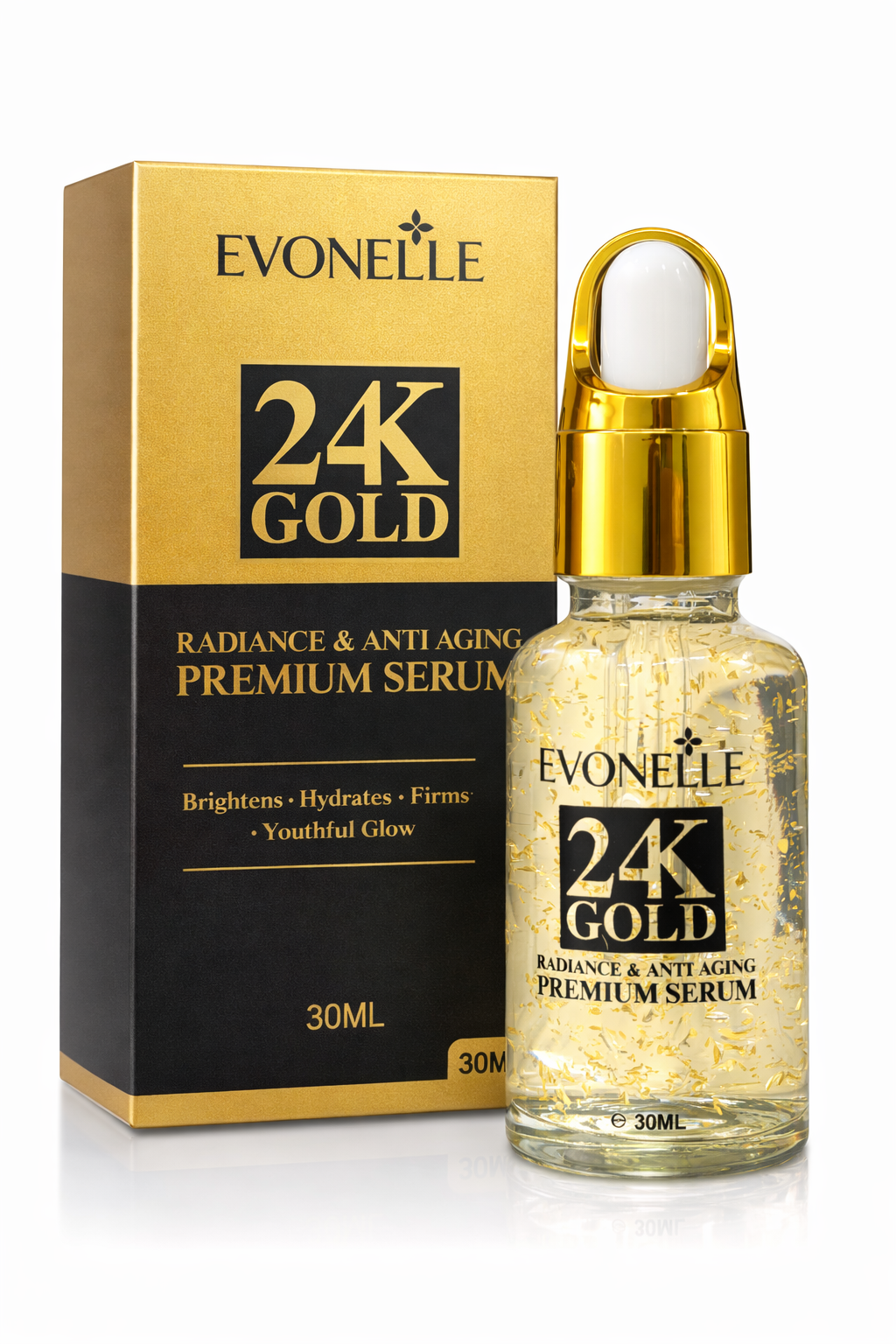 Evonelle 24K Gold Radiance & Anti-Aging Premium Serum (30ml)