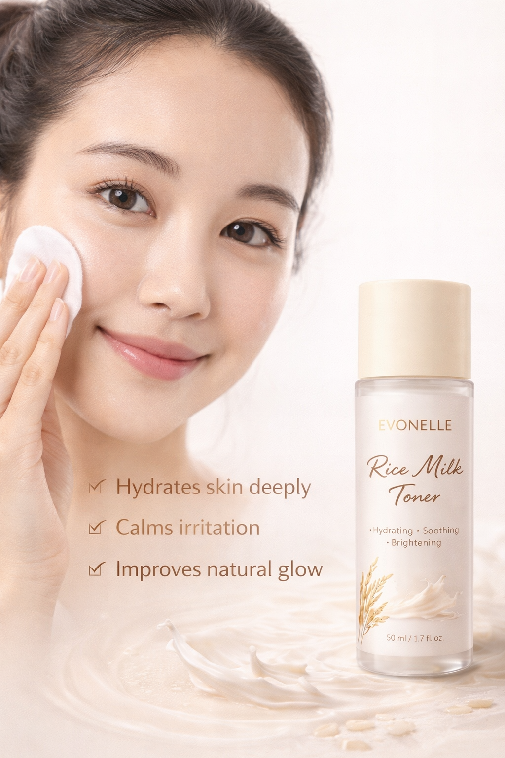 Evonelle Rice Milk Toner