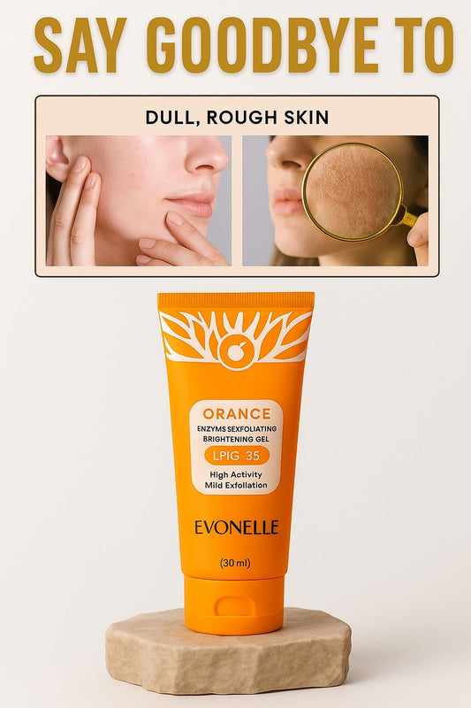 EVONELLE Orange Enzymes Exfoliating Brightening Gel 🍊✨